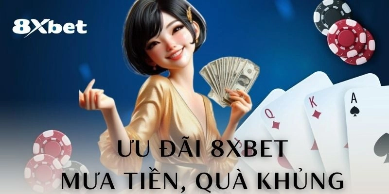 Ưu đãi 8xbet: Mưa tiền, quà khủng làm anh em mê
